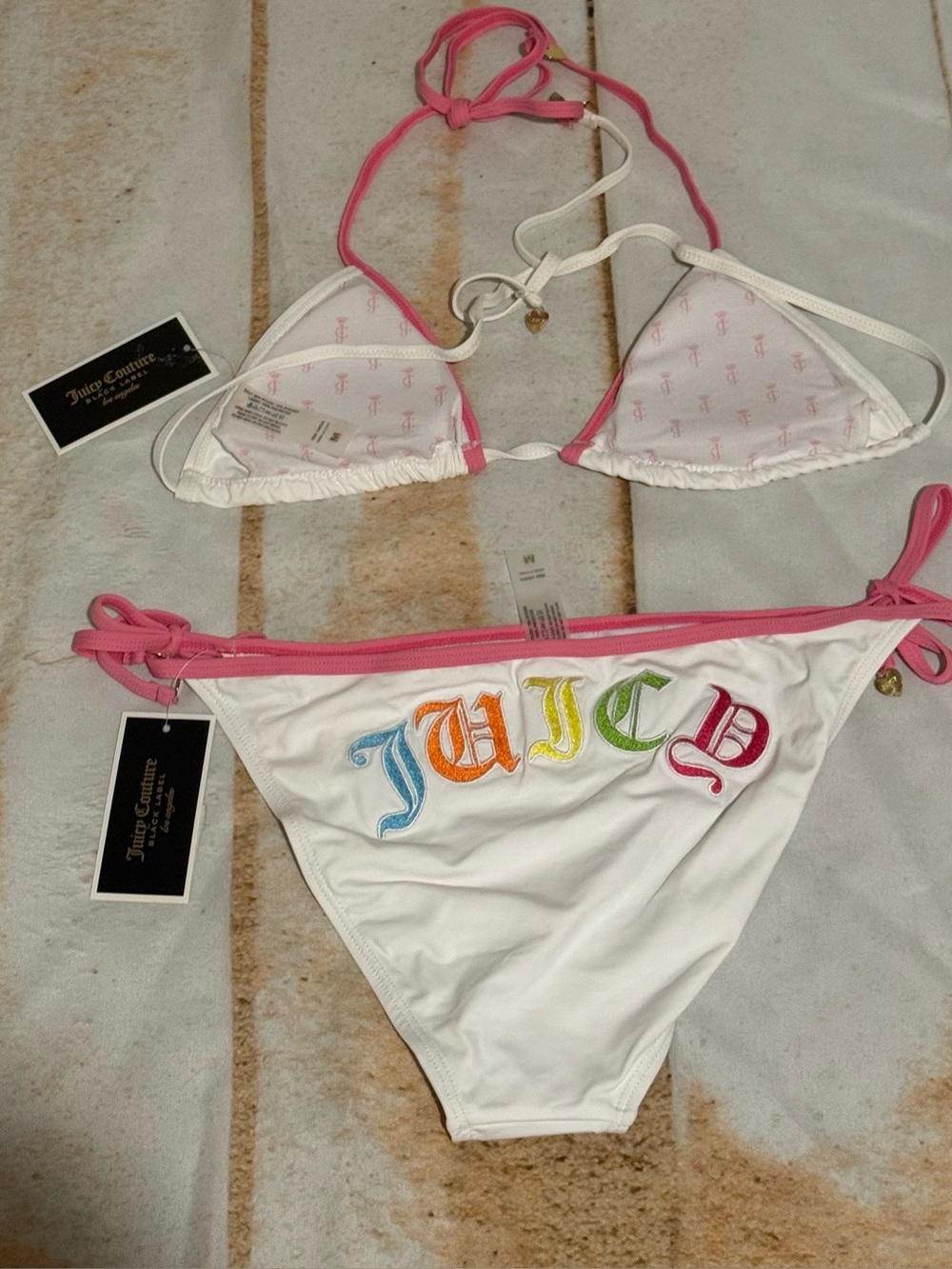 JUICY COUTURE Black label string bikini